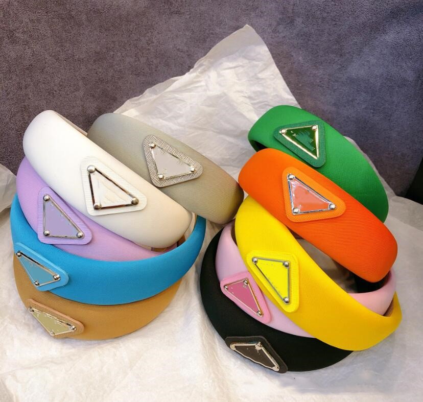 

Retro wide side thickened sponge letter headband triangle exquisite wild net red hairpin children high quality fast delivery