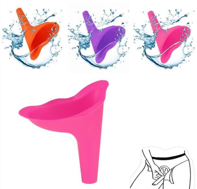 

Female urine fun TPR High Quality Portable Women Camping Urine Device Funnel Urinal Female Travel Urination Toilet Women Stand Up & Pee Soft