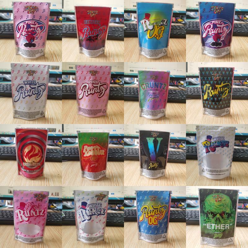 

Jokes Up Runtz Package Gas House Red White Gruntz Packaging Zipper 8.5x13cm K Jokes Stand Up Pouchs jllJuB