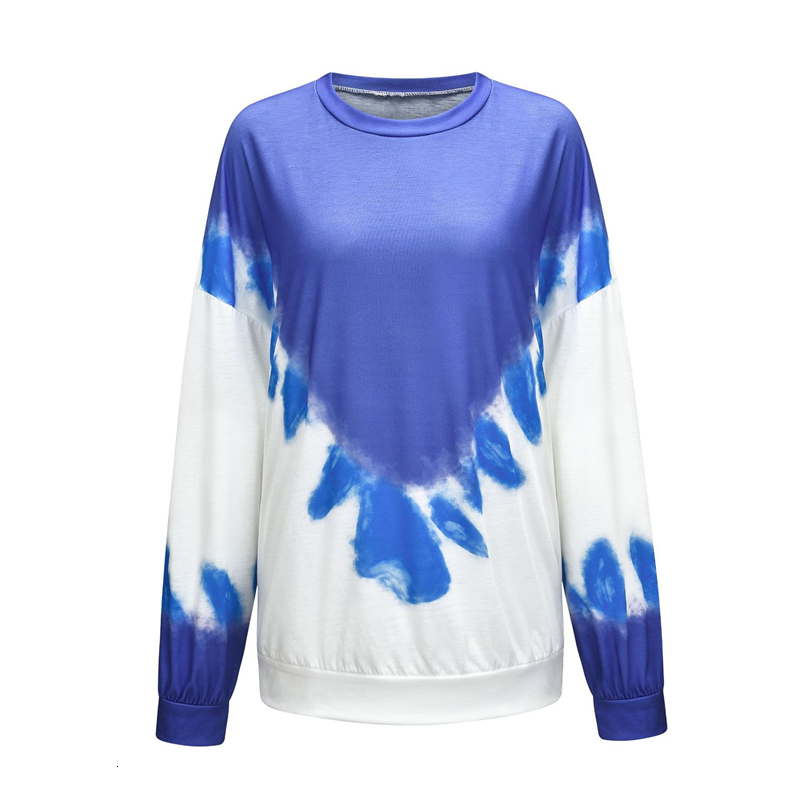 

2021 New Print Fashion Harajuku Womens Streetwear Sweatshirts Gradient Autumn Sweatshirt Women Casual Clothes Pullover Spring Hot Hoodies M0, Lake green