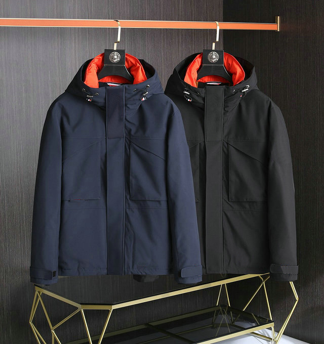 

Mens Jacket down Parkas Classic Casual winter Coats Outdoor Feather Keep warm Doudoune Homme Unisex Coat Outerwear Hooded Cold protection Windproof size S-3XL, Happy life