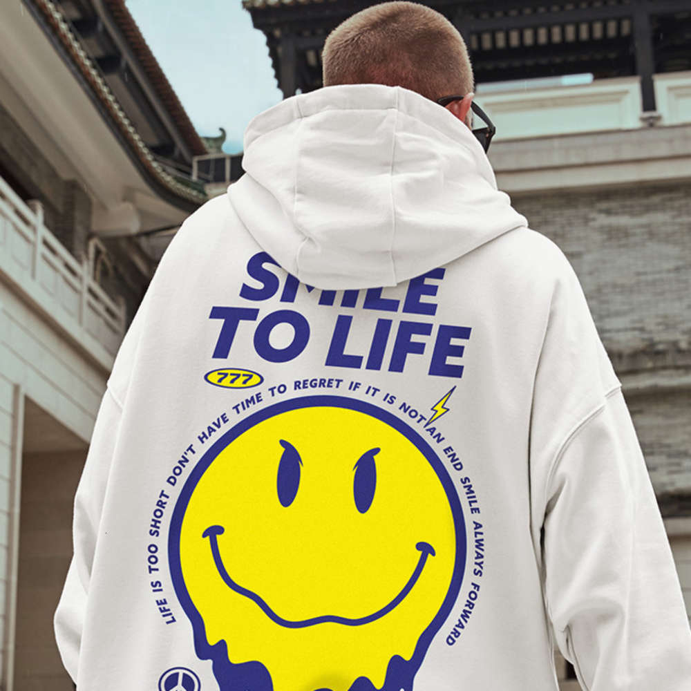 

Zazomde Winter Harajuku Men Casual Hip Hop Hoodies Sweatshirts Funny Print Mode Trui Streetwear, Black