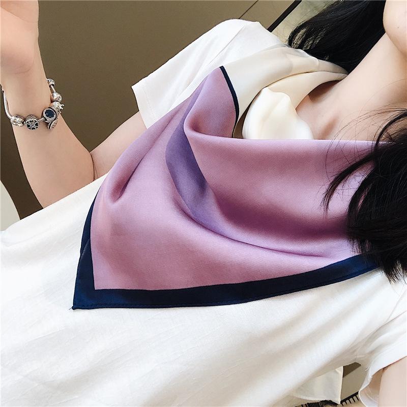 

Scarves Yishine 2021 70x70cm Assorted Colors Print Square Scarf Women Bandana Hairband Lady Head Wraps Female Shawl Neckerchief