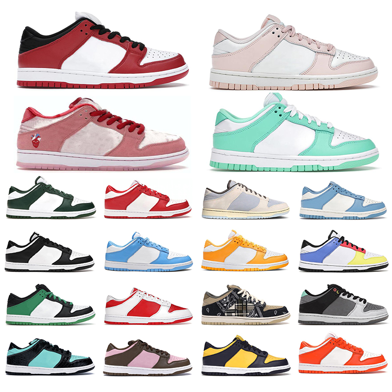 

2021 Fashion sb dunk Men women running shoes Chunky Dunky Chicago Valentines Day Medium curry air dunks mens trainer size 36-45, Core pink 36-40