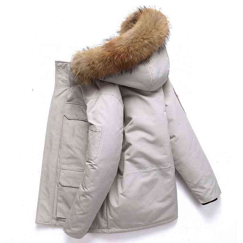 

Captain Calls Oldschool Winter et Goosed Coat Hooded Puffer Men Down et Goose64WJ, Beige