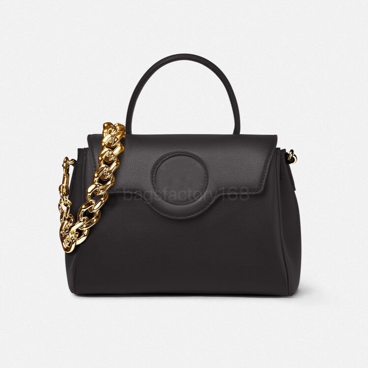 

Handbags Large Capacity Package Crossbody Bags Plain Fashion Genuine Leather Hasp Interior Zipper Removable Shoulder Strap Chain Top Quality