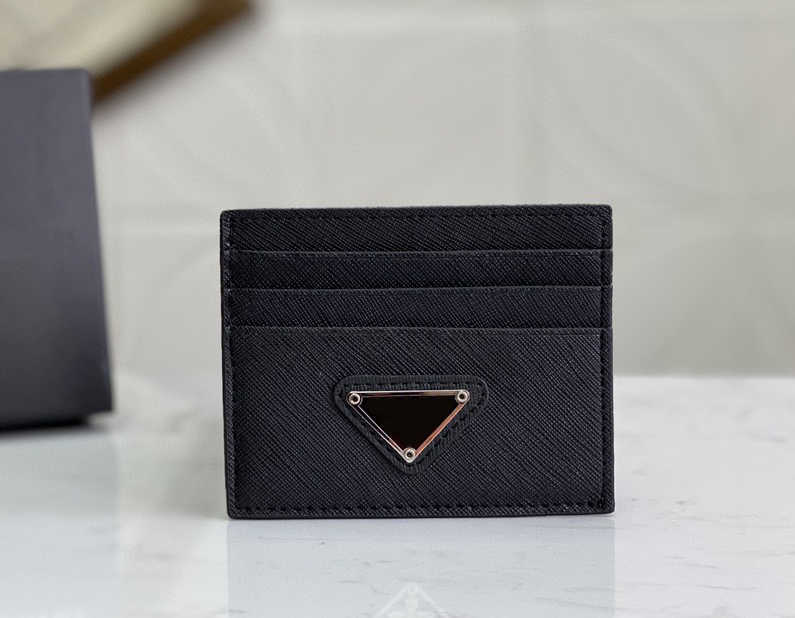 

Top Quality Mens Classic Casual Credit Card Holders Ultra Slim Luxury Designer Women Money Wallet Packet Bag Card Protector, Black