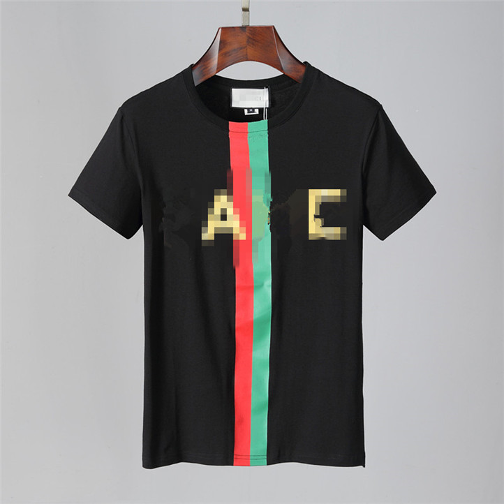 

Fashion mens t shirt summer Short sleeve top European American 3D printing T-shirt men women couples high quality Casual clothes AP030, White;black