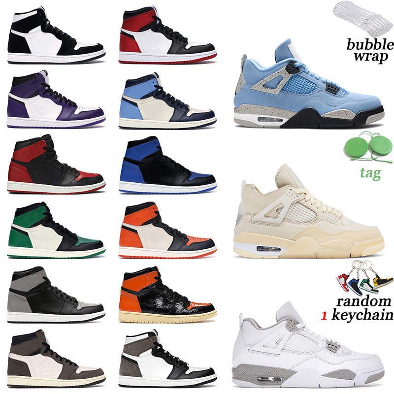 

2021 men women 1 basketball shoes 1s university blue 4s black cat white oreo sail mens trainer sport sneakers, # 16