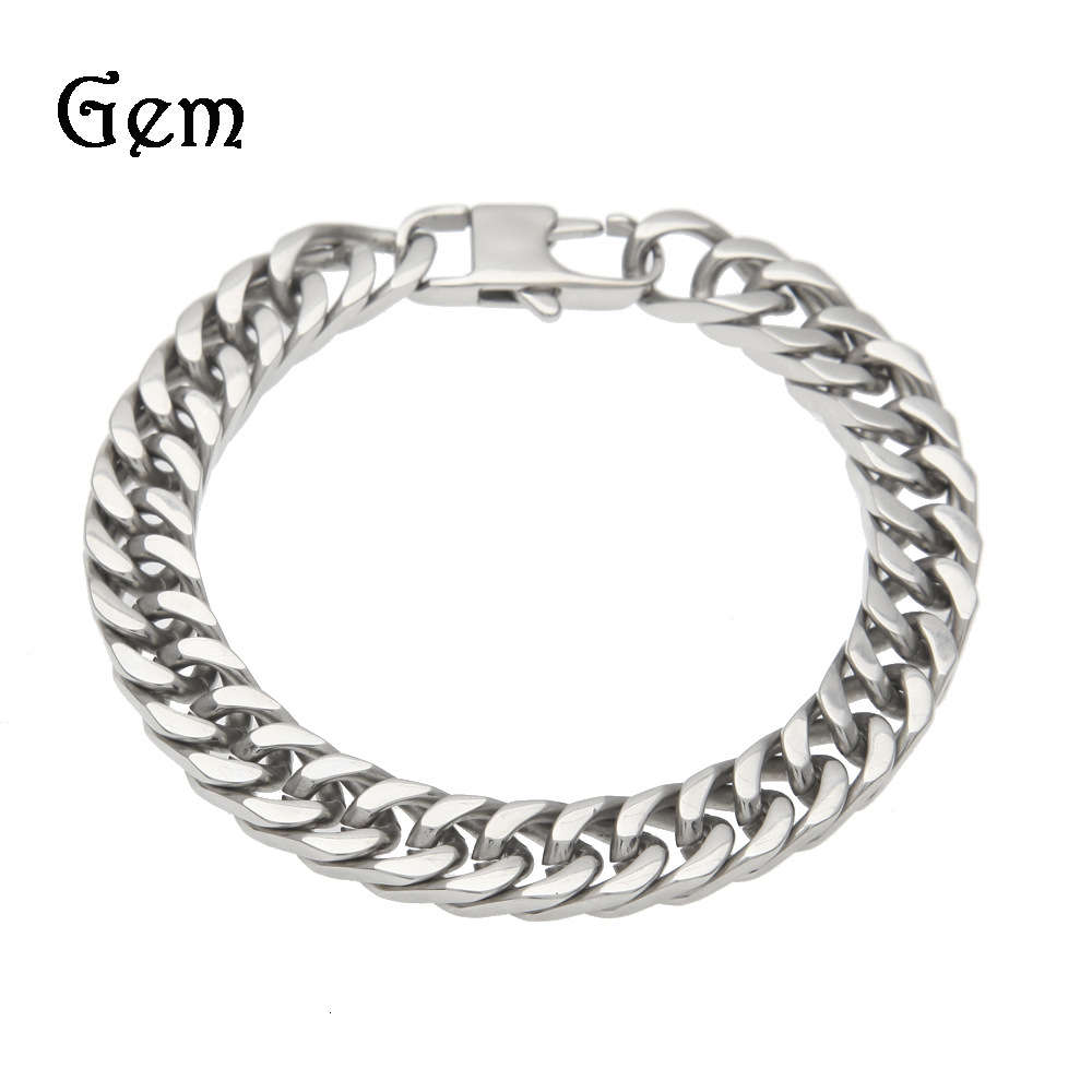 

Classic stainless steel high quality Bracelet hip hop cool accessories