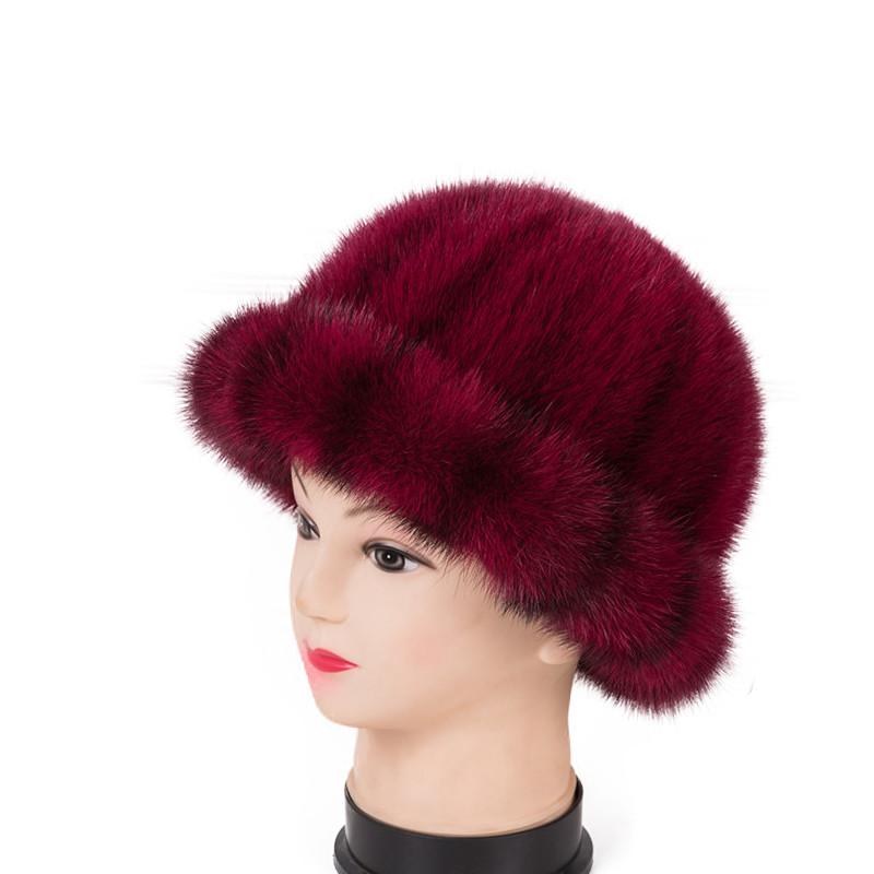 

Hats, Scarves & Gloves Sets 2021 Hat Full Elegant Ladies Fashion Wild Eamuffs