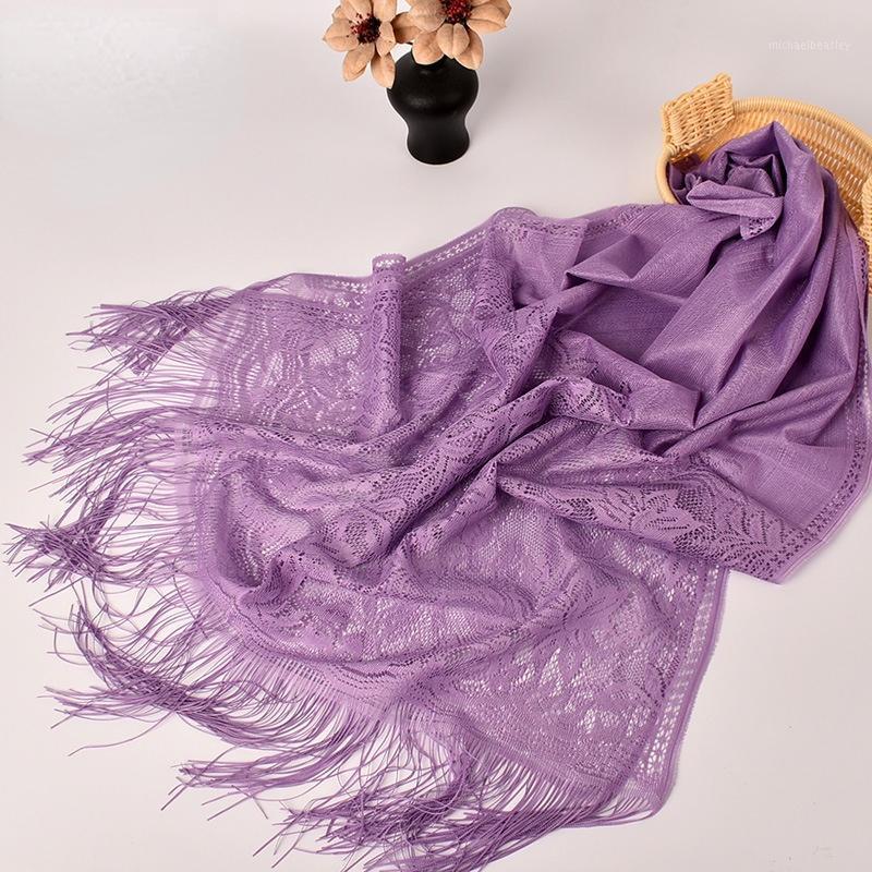 

Scarves Solid Scarf Lace Flower Headband