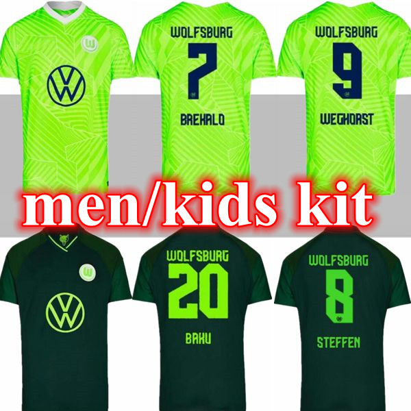 

21 22 VfL Wolfsburg Soccer jerseys WEGHORST ARNOLD 2021 2022 MALLI BREKALO Football Shirt MEHMEDI football shirt ROUSSILLON XAVER Camisetas, Grey