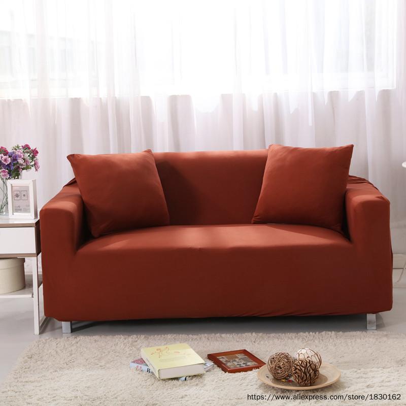 

Chair Covers Solid Color Sofa For Living Room Furniture Stretch Couch Cover Elastic Non-slip Slipcover Sofas Set Home Decor Funda