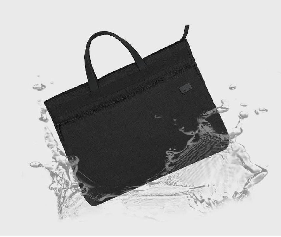 

Backpack Men's Multi-purpose Portable Horizontal Work Laptop File Bag Computer Large Capacity Fashion Light Shoulder Briefcase, Black