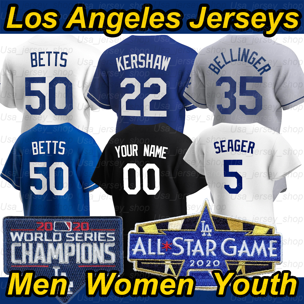 

Los Angeles Mookie Betts Jersey Cody Bellinger 35 Clayton Kershaw Corey Seager Justin Turner 42 Jackie Robinson Julio Urias, Blue;black