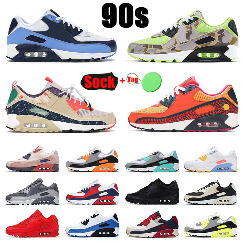 

90 90s Authentic Sports Outdoor Shoes Men Women Trail Team Gold Pink Day of the Dead Vast Grey White Gum Black Red Trianers Sneakers Jogging Walking camo vert UNC, D5 glasgow 36-45
