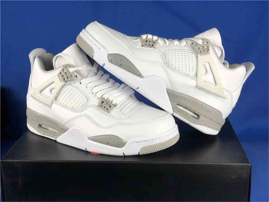 

Retro Authentic 4 White Oreo 4s Men Basketball Shoes Tech Grey Black Fire Red CT8527-100 Sneakers