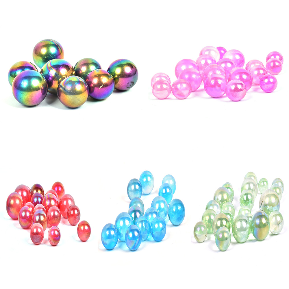 

Hot Sale Wholesale Natural Rainbow Crystal Sphere Electroplating Red Angel Aura Quartz Crystal Ball for Healing