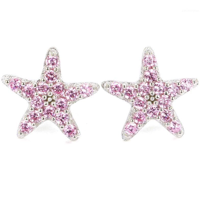 

15x15mm Jazaz Star Shape 2.4g Golden Citrine Pink Kunzite Amethyst For Women Gift 925 Sterling Silver Stud Earrings, Golden;silver