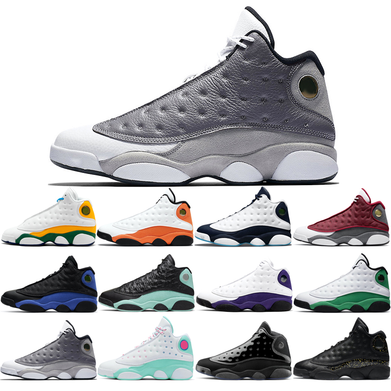 

man basketball shoes 13s fashion Atmosphere Grey trainers Green Cap and Gown Gold Glitter Hyper Royal Island Lakers Lucky Obsidian Playground Red Flint Starfish
