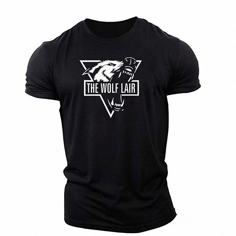 Men's T shirt Shirt 3D Print Graphic Animal Round Neck Daily Holiday Print Short Sleeve Tops Cotton Casual Sports White Black Navy Blue / Summe