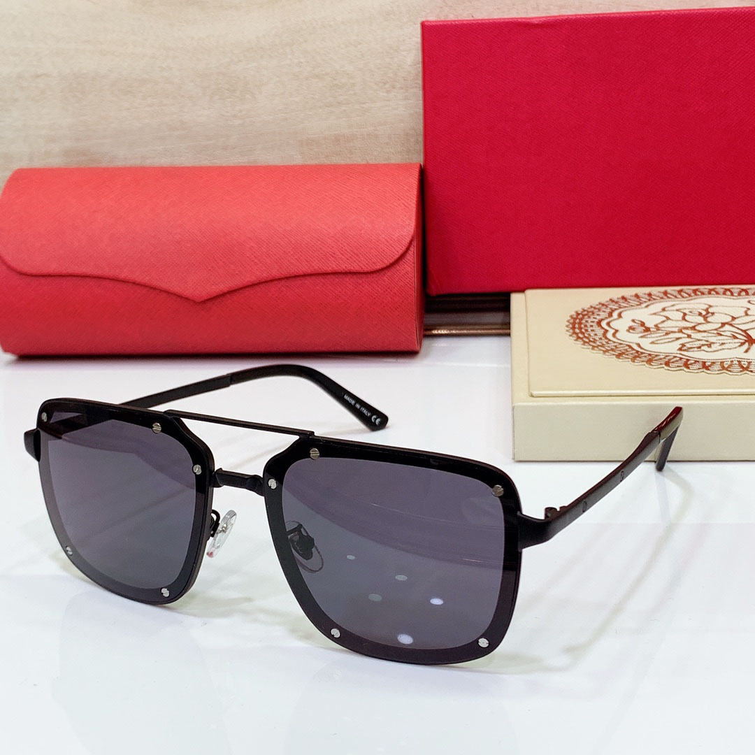 

CART 0194 Top Original high quality Designer Sunglasses for mens famous fashionable retro luxury brand eyeglass Fashion design women glasses with box
