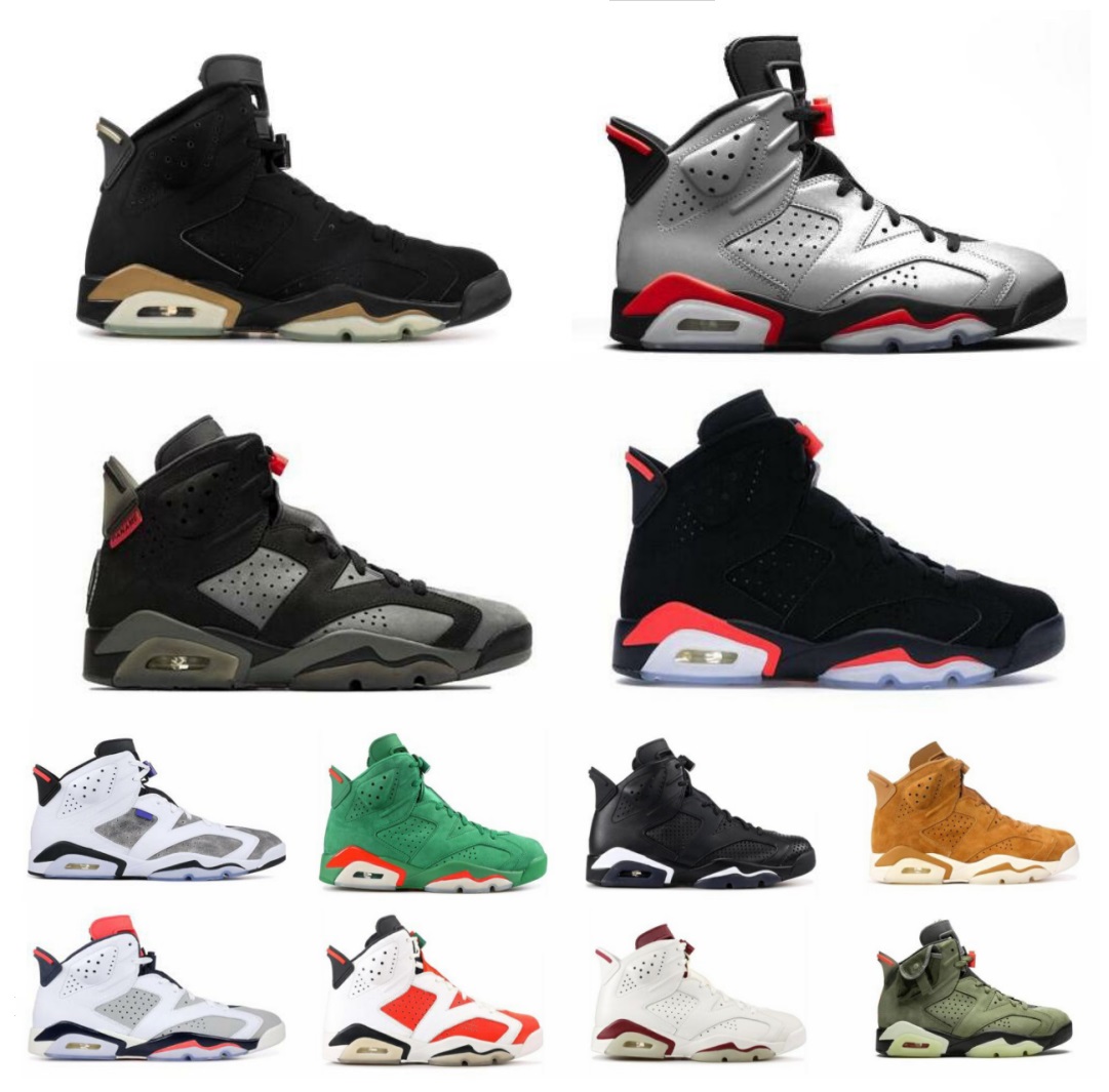 

2021 New Arrival Originally 6 Jumpman CARMINE 6s Basketall shoes INFRARED White Sky Blue Black Mens Sneakers Womens Sports With Original Box and Card Size EUR 8-13, Customize