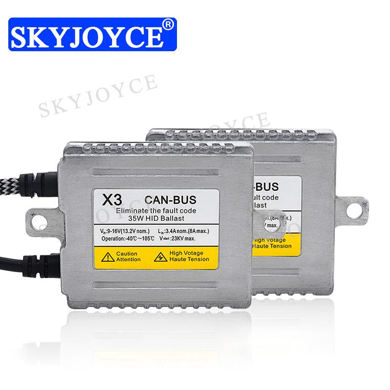 

Car Headlights SKYJOYCE 12V 35W DLT Canbus HID Light Ballast Original X3 Reactor For Headlight Bulb Kit