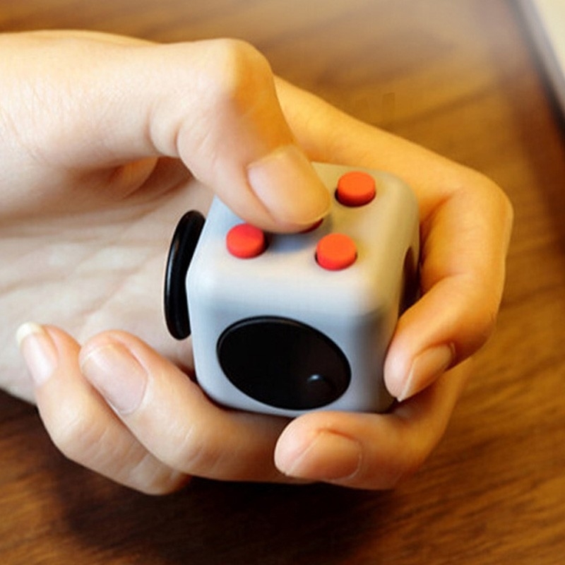 

Fidget Toys cube Anxiety Stress Relief Attention Decompression Plastic Focus Gaming Dice Toy For Children Adult Christmas Gift