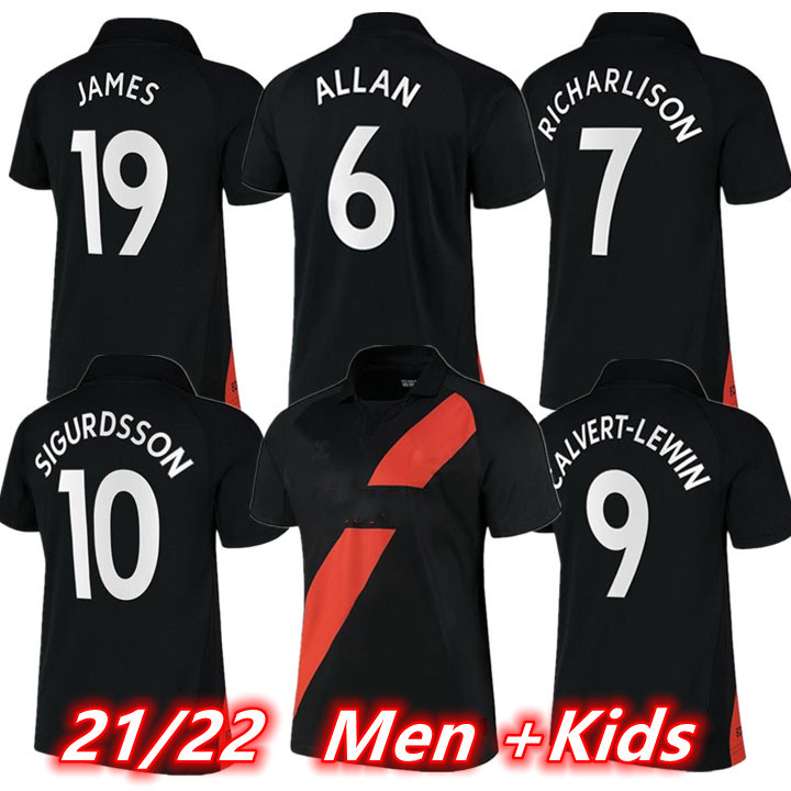 

21 22 JAMES Soccer Jerseys Bernard ALLAN DOUCOURE Football Shirt Coleman 2021 Iwobi RICHARLISON goalie SIGURDSSON DIGNE Calvert-Lewin Men Kids Kit uniforms 19, 21/22 away adult