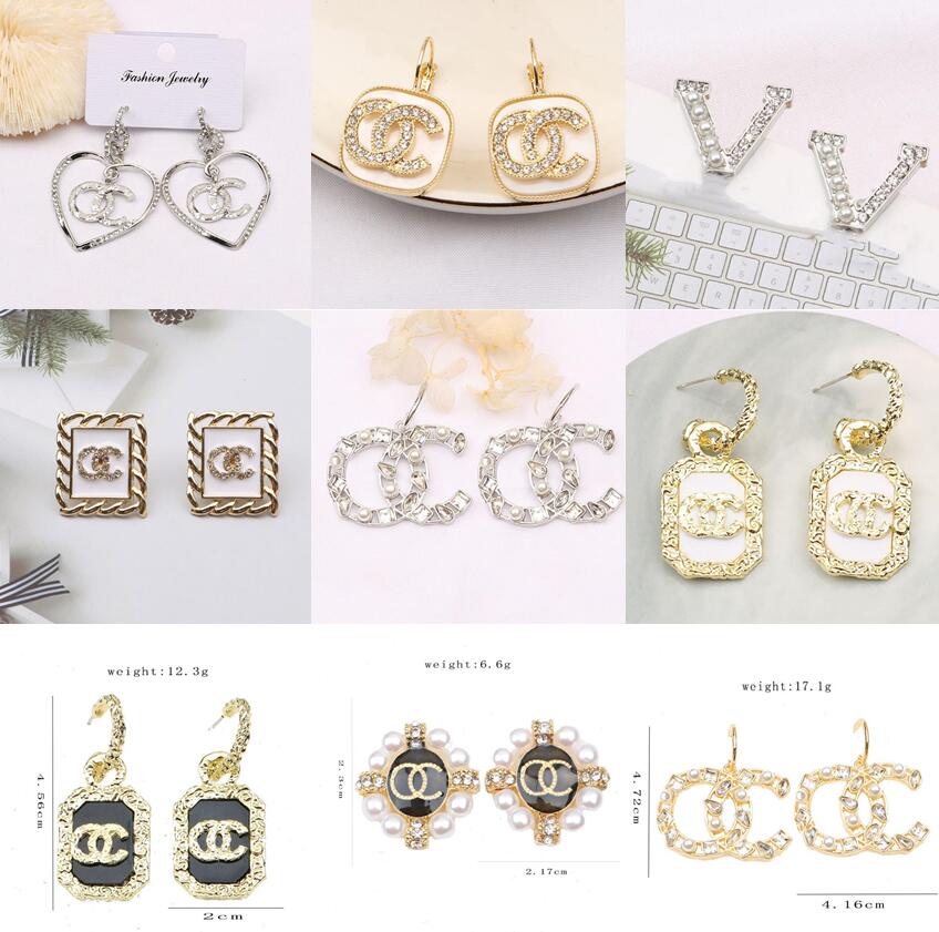 

20colors High-end Womens 18K Gold Plated Charm Stud Earrings Luxury Brand Designer Geometric Colours Butterfly Earring Women Wedding Party Jewelry Accessories