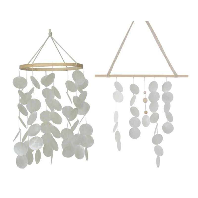 

Natural Shells Wind Chime Bedroom Balcony Room Ornament Outdoor Garden Decorations Creative Birthday Gifts
