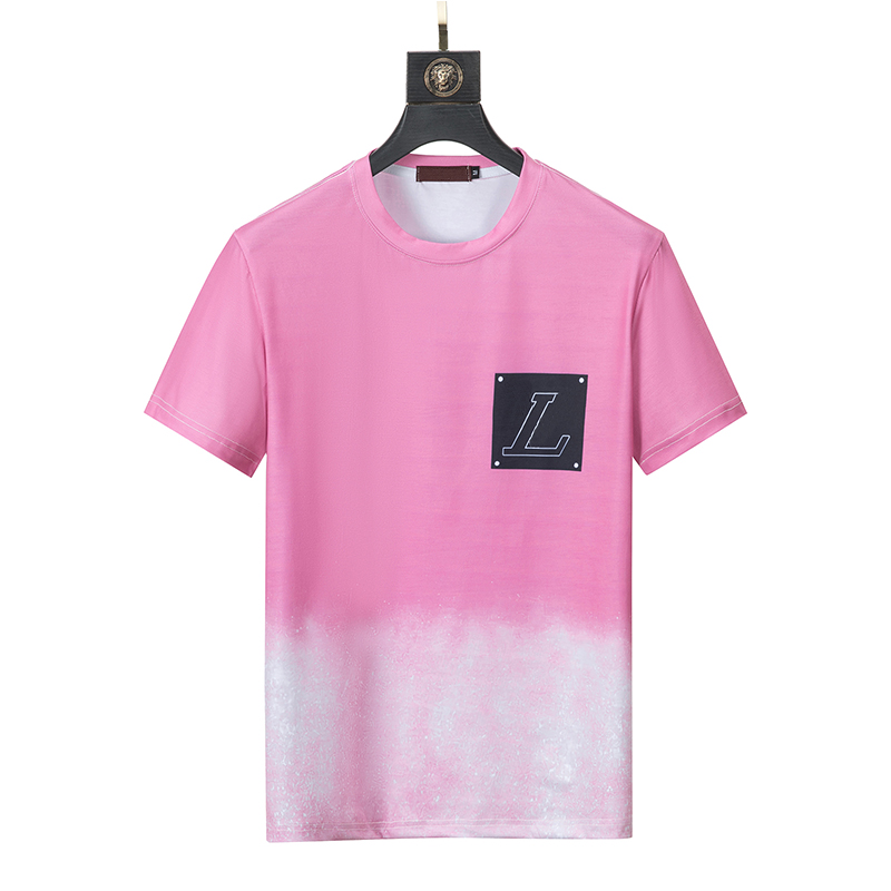 

Mens T-Shirt Summer tops Men T-Shirt Fashion Trend Letter Print Casual Ladies Round Neck Premium high quality, 02