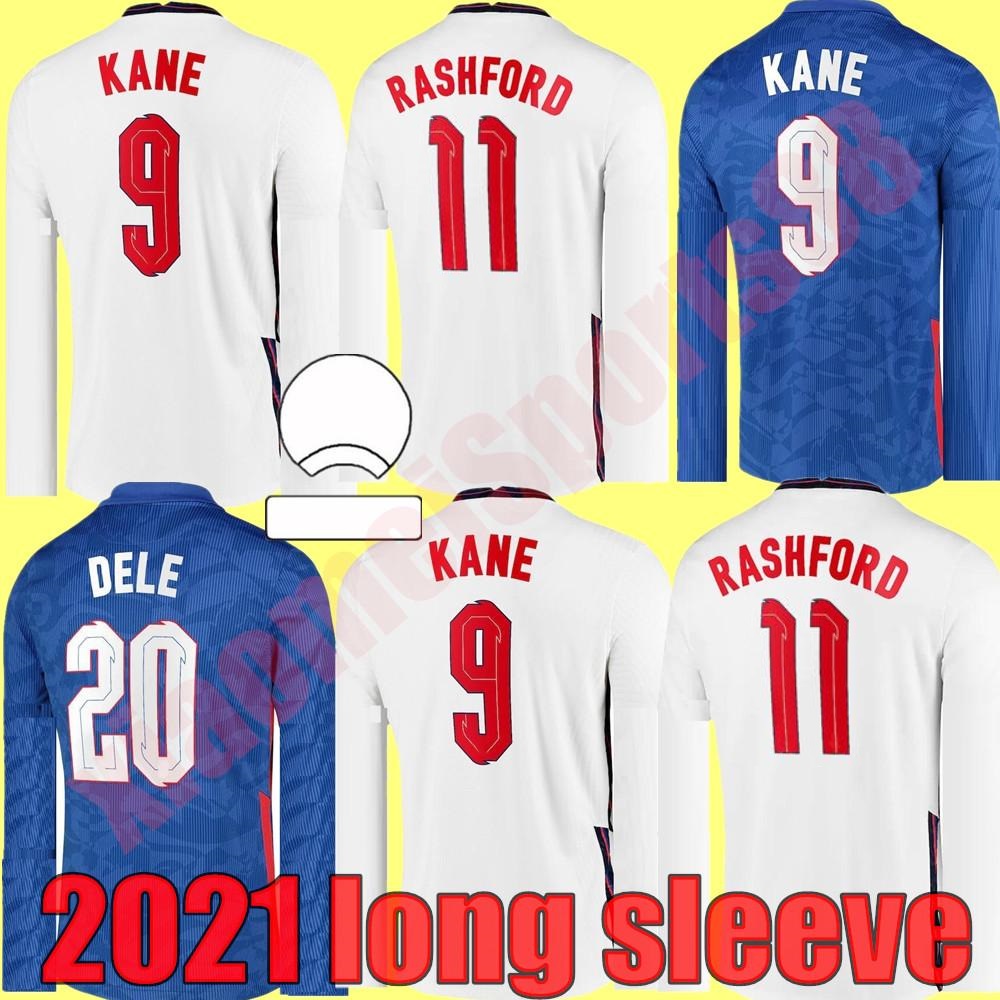 

2021 Euro cup Long sleeve DELE ALLI soccer jerseys KANE RASHFORD VARDY BARKLEY STERLING STURRIDGE SANCHO jersey Adult Men football shirt, Home+ euro cup patch