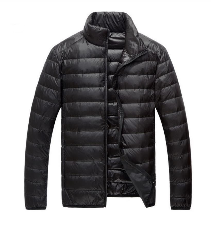 

2021 USA Men Down Parkas jacket Winter small horse POLO stand collar warm thick business casual Paul jackets men's tide, Red