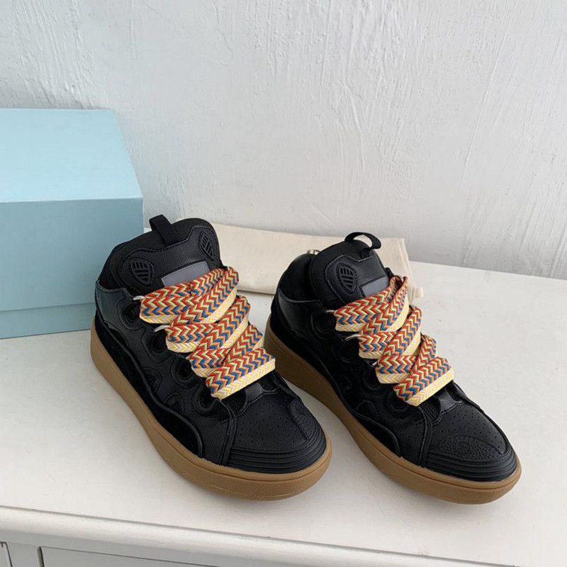 

Designer Men sneakers Men's womens CURB leather Casual Sneaker Shoes fashion Woman Flat Couples High Top trainers runners shoe