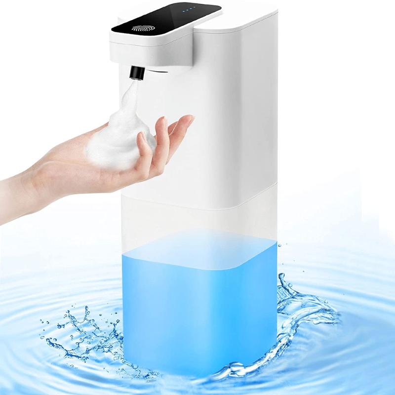 

Liquid Soap Dispenser Automatic Foaming Touchless Rechargeable 13.5 Oz 400ml Touch Free Adjustable Dosage For