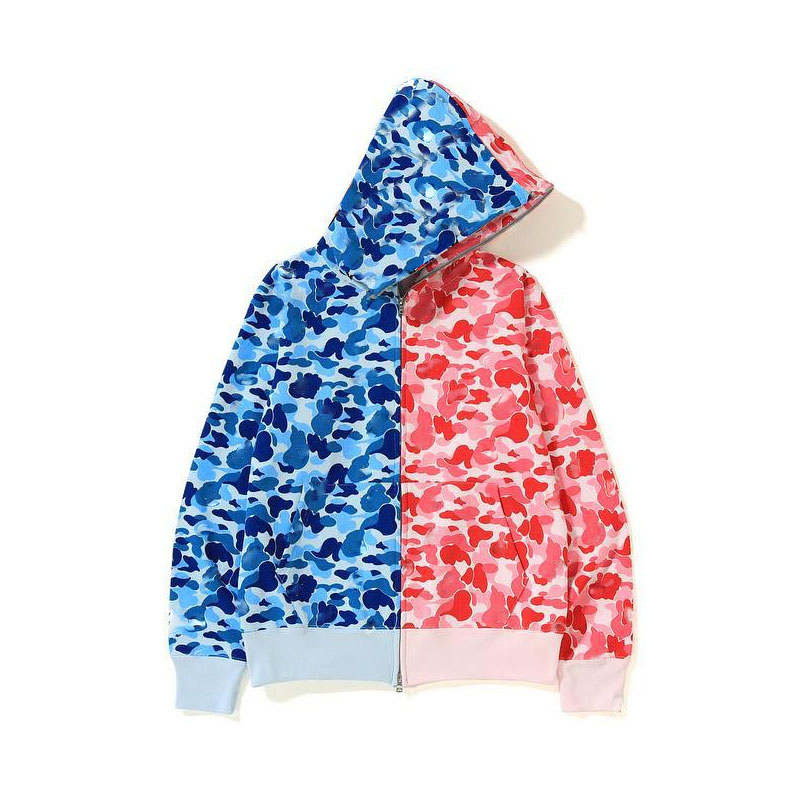

Hot Long Sleeve Jacket Hoodie SHARK Head Camo Full Zip Coat For Men, Don't pay it