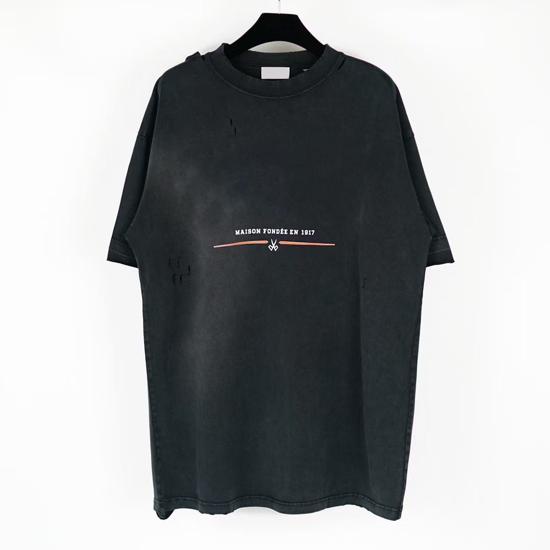 

2022ss Sweatshirt sand summer new high grade cotton printing short sleeve round neck panel T-Shirt Size: m-l-xl-xxl-xxxl Color: black white qge18