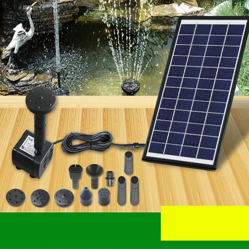 

Mini Floating Fountain Pump Solar Powered Fountain for Garden Pond Decoration 2W 4W 6W Water Pump