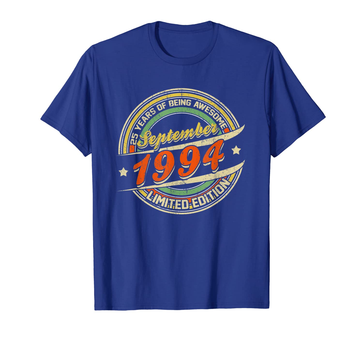 

Born SEPTEMBER 1994 Limited Edition Gifts 25th Birthday T-Sh, White;black