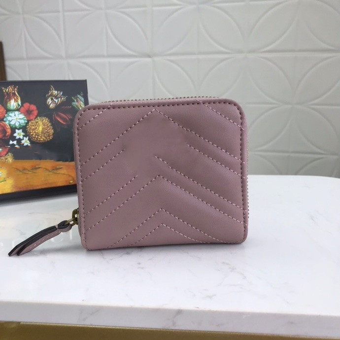 

Dio 2021 High quality zipper designers short wallets mens Women leather Business credit card holder men wallet, 01