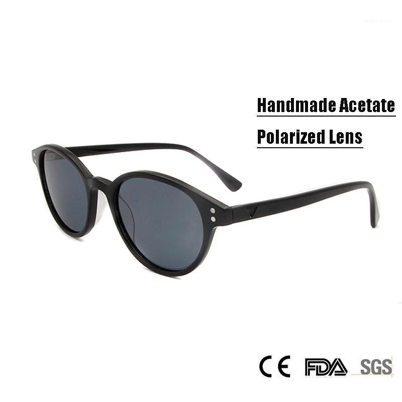 

High Quality Polarized Sunglasses Women UV400 Men Vintage Glass Round Oculos Feminino Hipster Glasses Gafas De Sol Retro