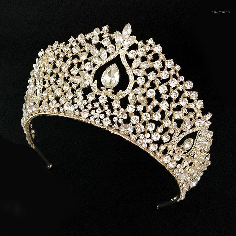 

Hair Clips & Barrettes Crystal Crowns Rhinestone Tiaras Bride Hairbands Headbands Princess Diadem Fashion Bridal Wedding Jewelry Accessories, Golden;silver