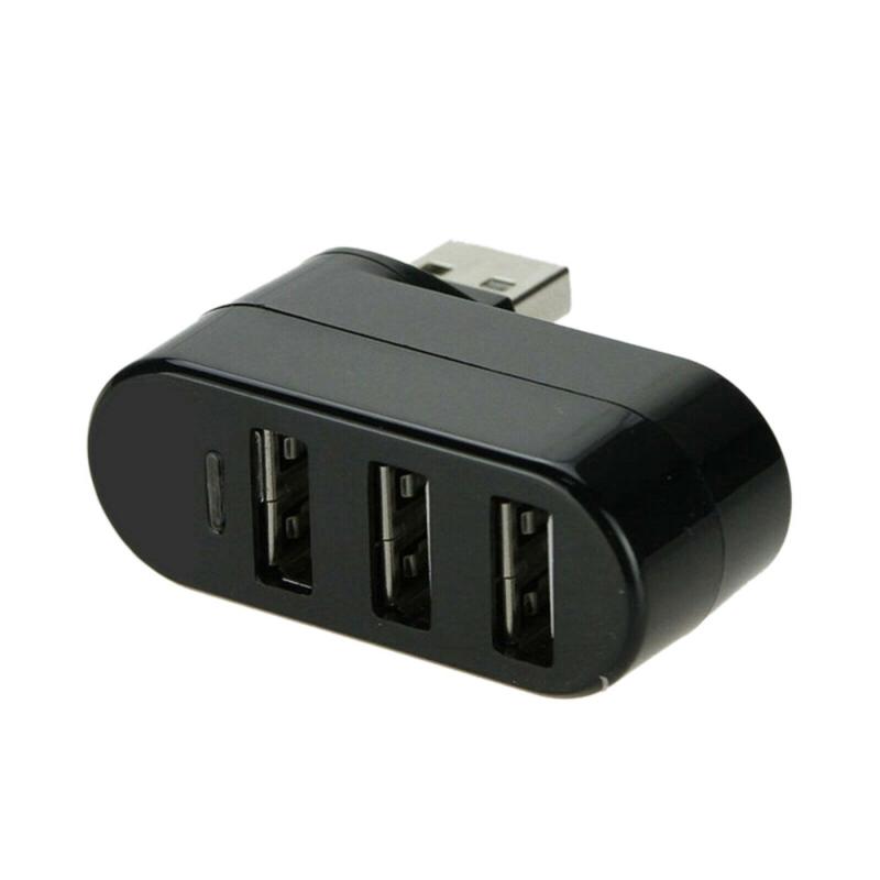 

3 Ports USB 2.0 Hub Splitter Adapter For PC Laptop Computer