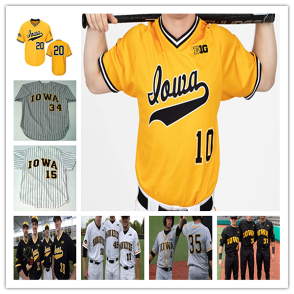 

Custom College Baseball Iowa Hawkeyes Jersey BRAYDEN FRAZIER TYLER SNEP BEN NORMAN IZAYA FULLARD PEYTON WILLIAMS ZEB ADREON CAM BAUMANN BEN BEUTEL DUNCAN DAVITT, Man grey