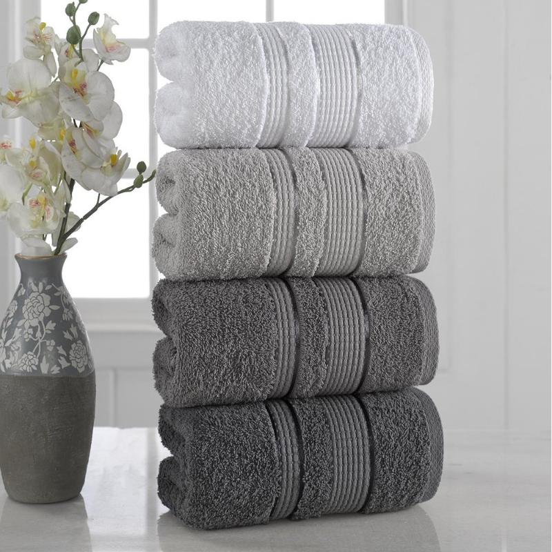 

4 pcs 50*90cm Hand Face Towel Set Luxury Thick Cotton Super Absorbent Microfiber Soft Good Quality Adults for Home Bath towel, Model - 1