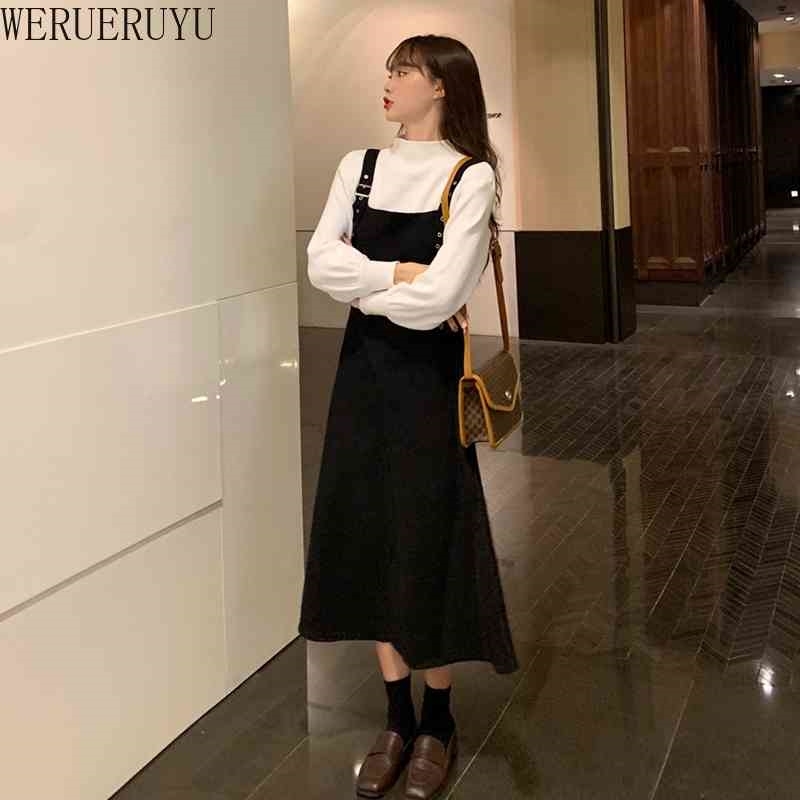 

WERUERUYU Long Sleeve Dress WomenStylish Sleeveless Dresses Adjustable Strap Sling Girls Street Wear Fashion Empire 210608, Photo color