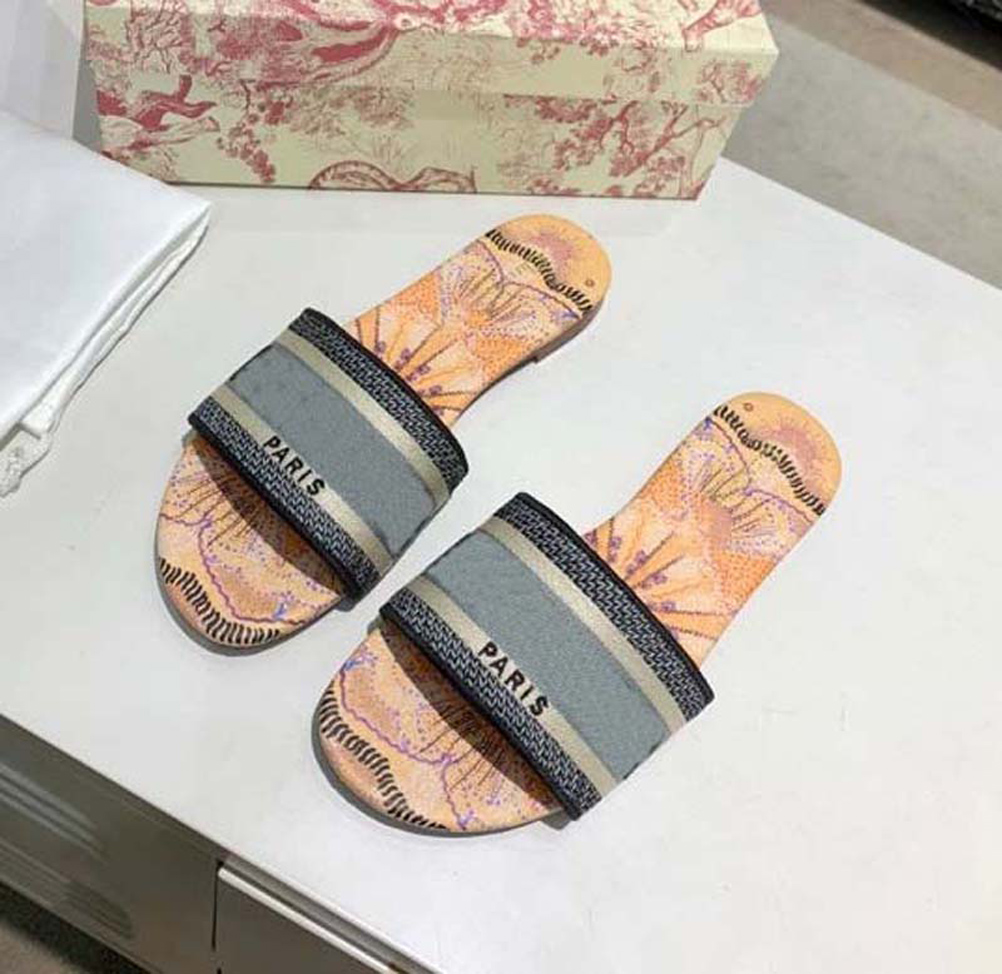 

2021 Woman Denim Slippers Falt shoe Sandals Beach Slide High Quality Slippers Fashion Scuffs Slippers For Lady by shoe02 07, #13